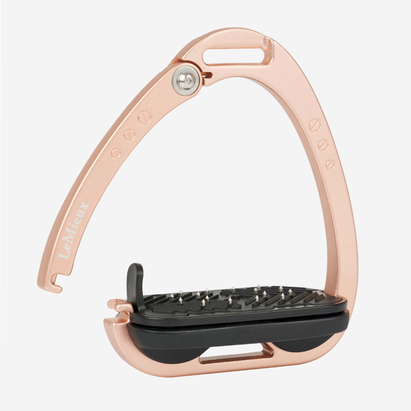 LeMieux Vector Control Stirrup - Rose Gold-3